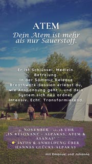In Resonanz: Alpakas, Asanas und Atem