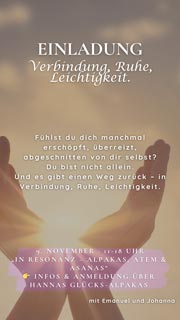In Resonanz: Alpakas, Asanas und Atem